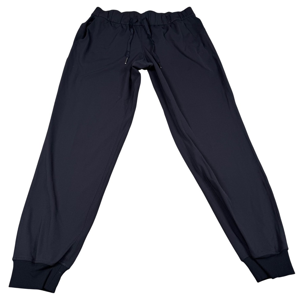Lululemon On the Fly Jogger Black Luxtreme Drawstring Pants Women Size 6 28in